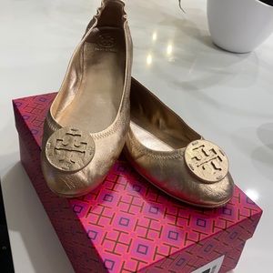 COPY - Tory burch Minnie ballet flats flat shoes shoe rose yellow gold 9 comfy …